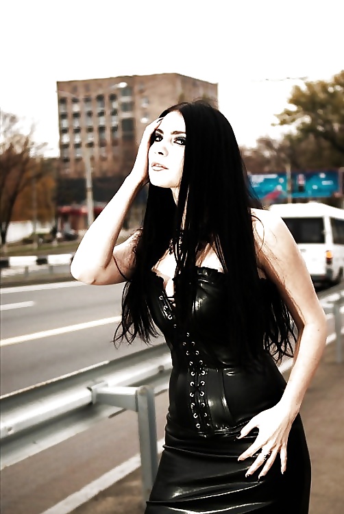 My, in Leather Gothic Shoot. #13284907