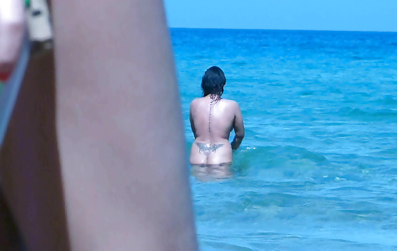 Me naked at public beach #12538563