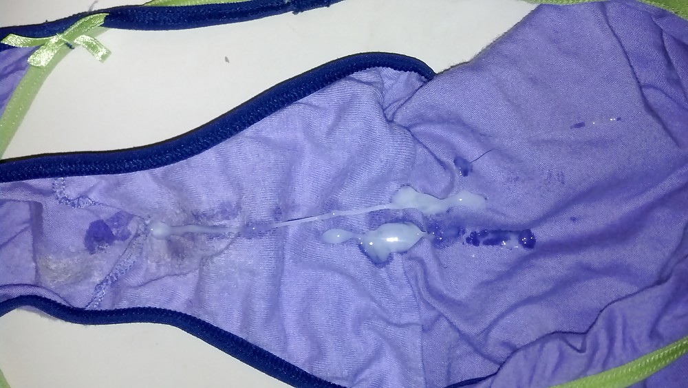 More cum on wife's panties #17098178