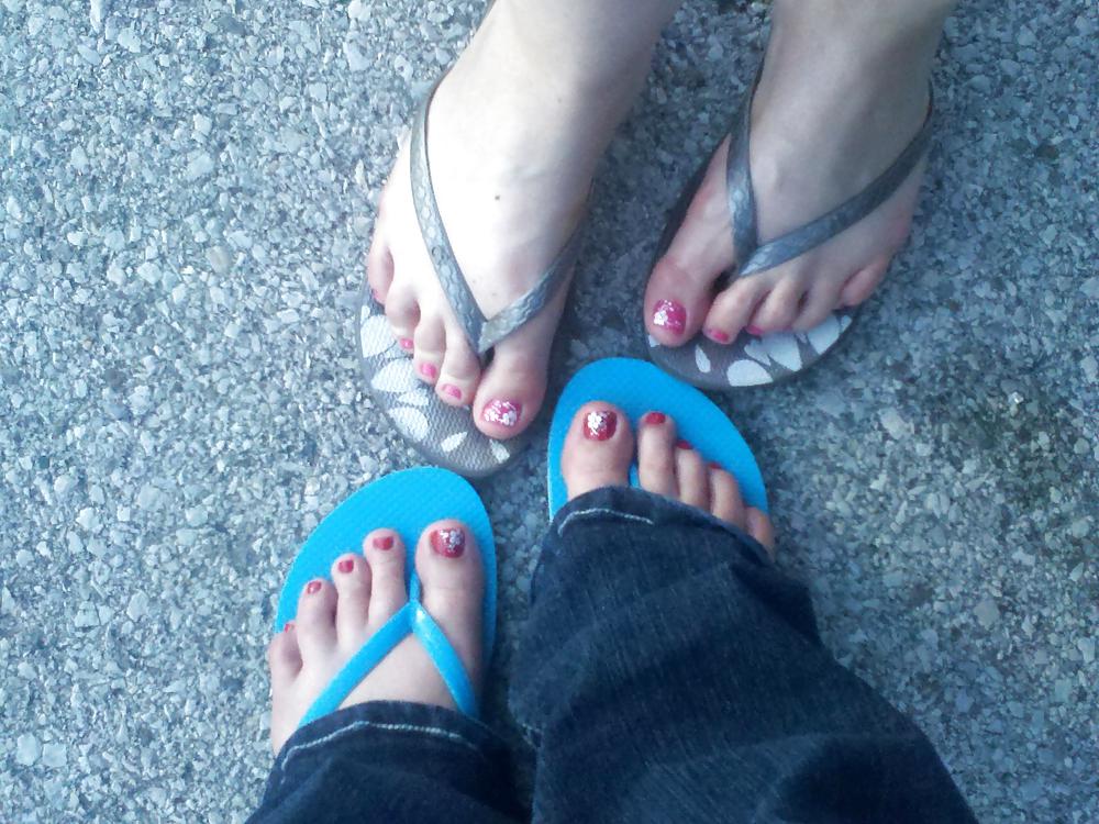 Wife and her friend's feet #11850926