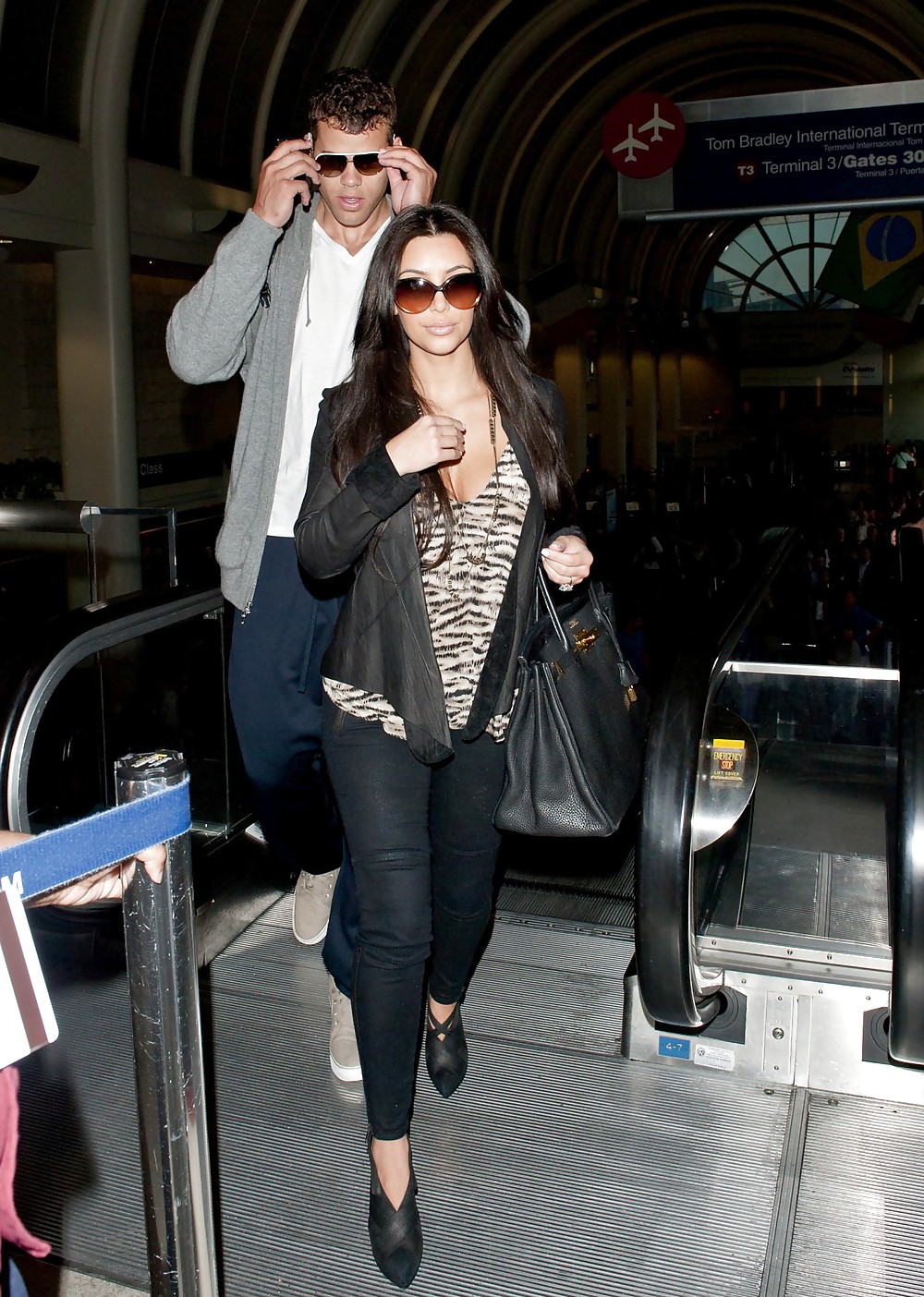 Kim Kardashian Candids Am Lax Flughafen #3931755