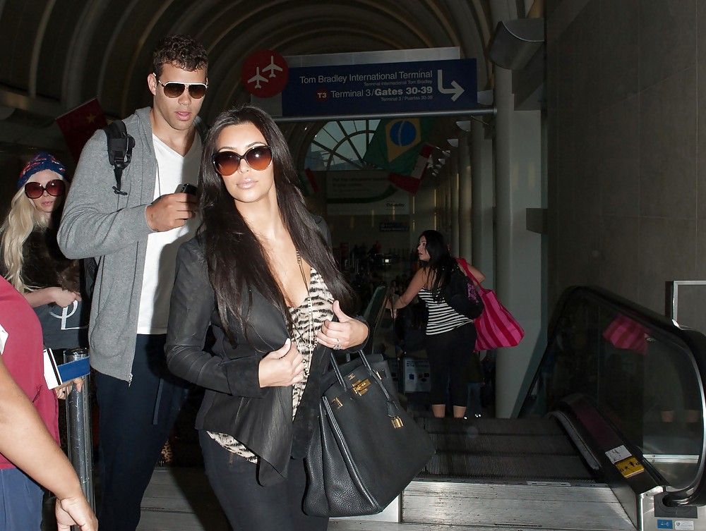 Kim Kardashian Candids Am Lax Flughafen #3931764