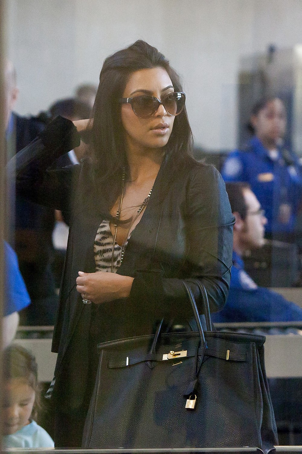 Kim Kardashian Candids Am Lax Flughafen #3931787