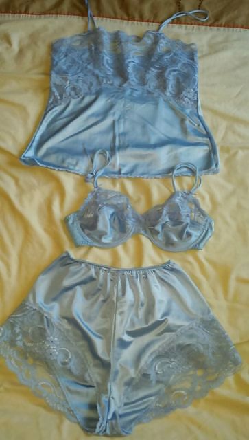 New satin panties and lingerie #22856502