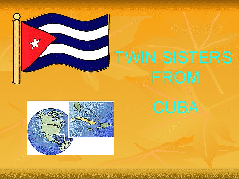 Twin sisters from Cuba #12426381