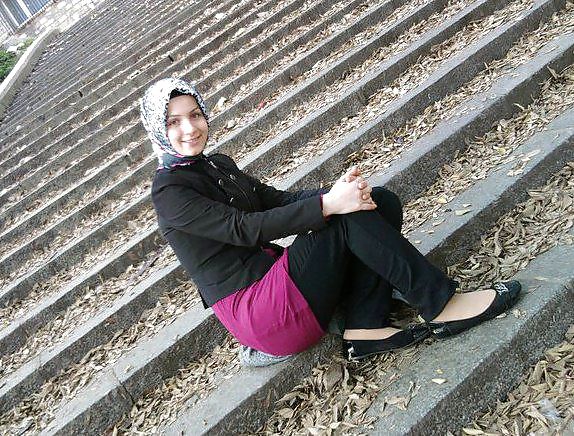 Türkisches Arabisches Hijab, Turban Tragenden Asiatischen Auge #10194644