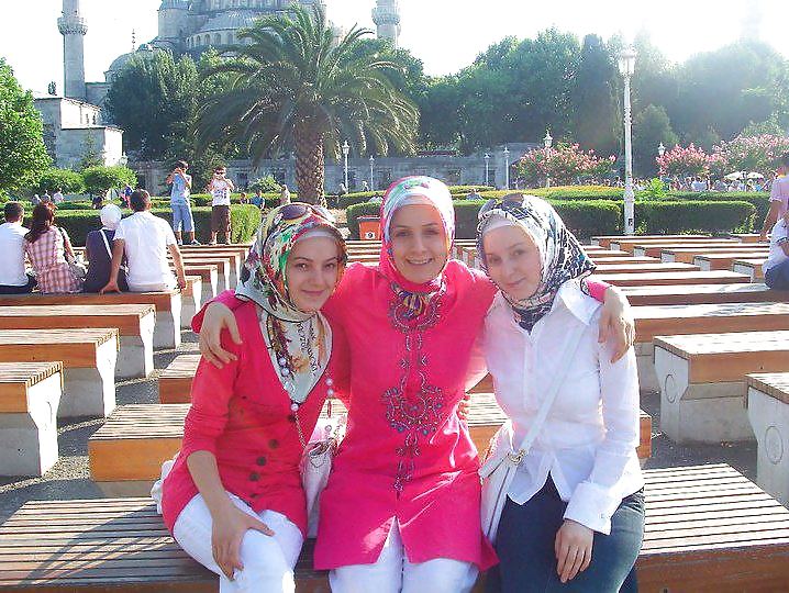 Türkisches Arabisches Hijab, Turban Tragenden Asiatischen Auge #10194693