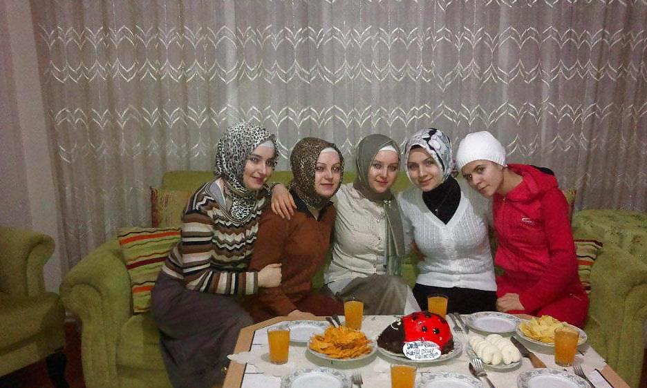 Türkisches Arabisches Hijab, Turban Tragenden Asiatischen Auge #10194700