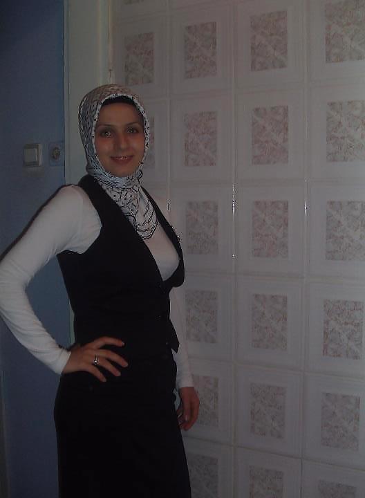 Türkisches Arabisches Hijab, Turban Tragenden Asiatischen Auge #10194730