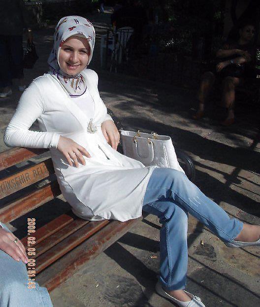 Türkisches Arabisches Hijab, Turban Tragenden Asiatischen Auge #10194798