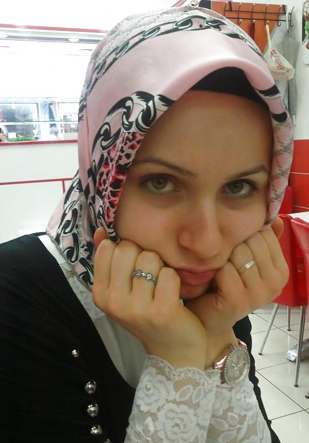 Türkisches Arabisches Hijab, Turban Tragenden Asiatischen Auge #10194931