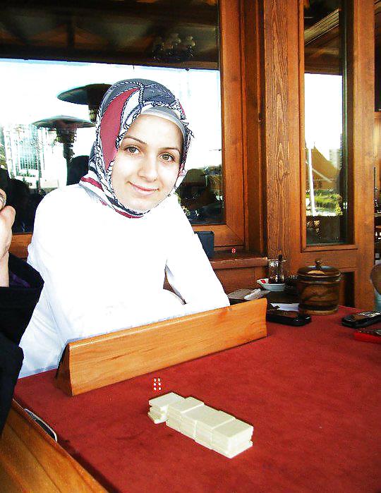 Türkisches Arabisches Hijab, Turban Tragenden Asiatischen Auge #10194981