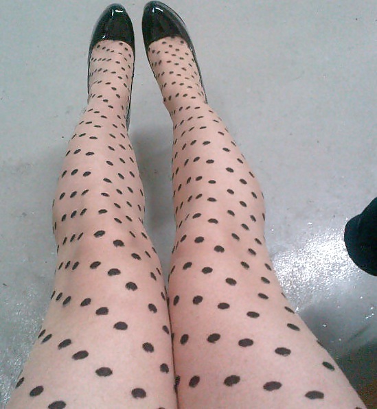 Poke a dot nylons! what do u think? #13835656