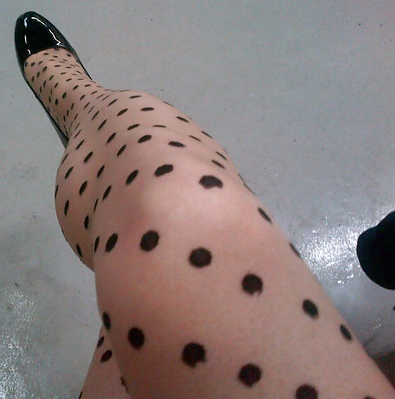 Poke a dot nylons! what do u think? #13835661