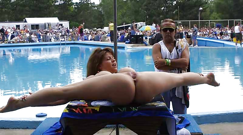 Spread legs in the air and feet showing 1. #5526505