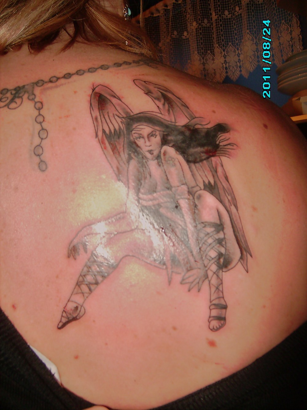 Naughty angel tattoo #6047800