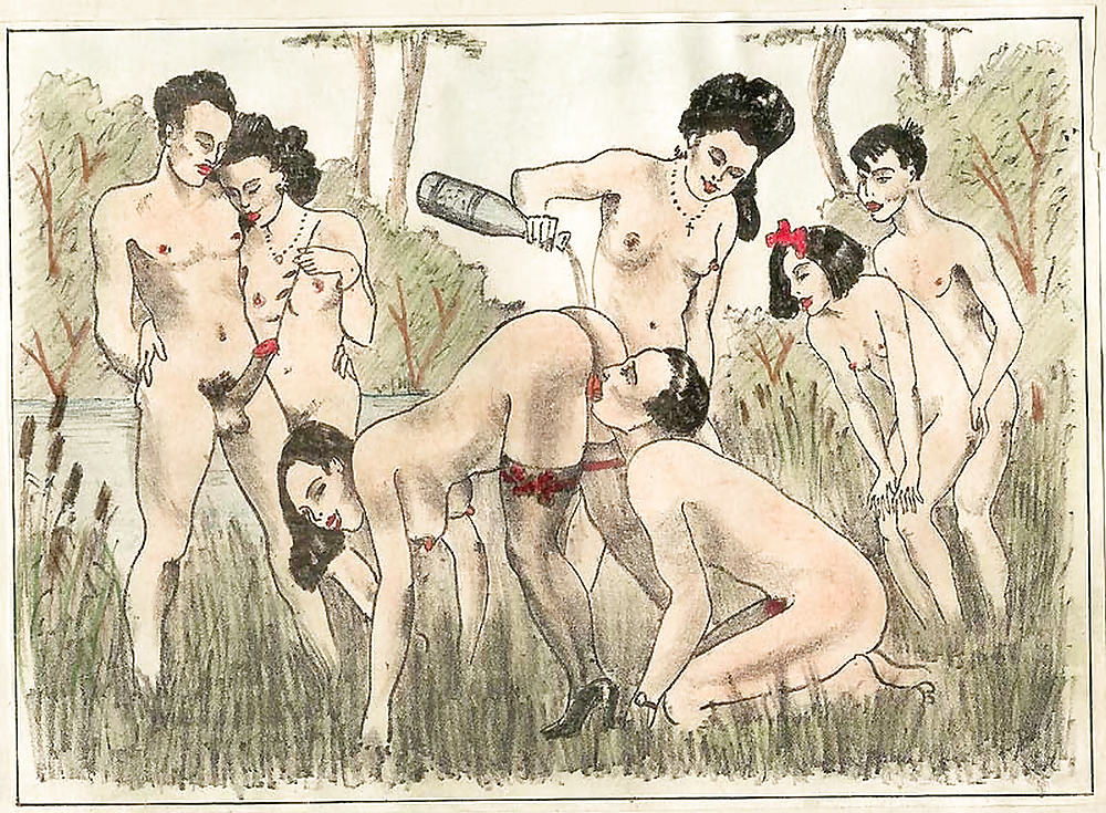 Caleidoscopio de arte erótico y porno dibujado 10 - varios artistas
 #6647243
