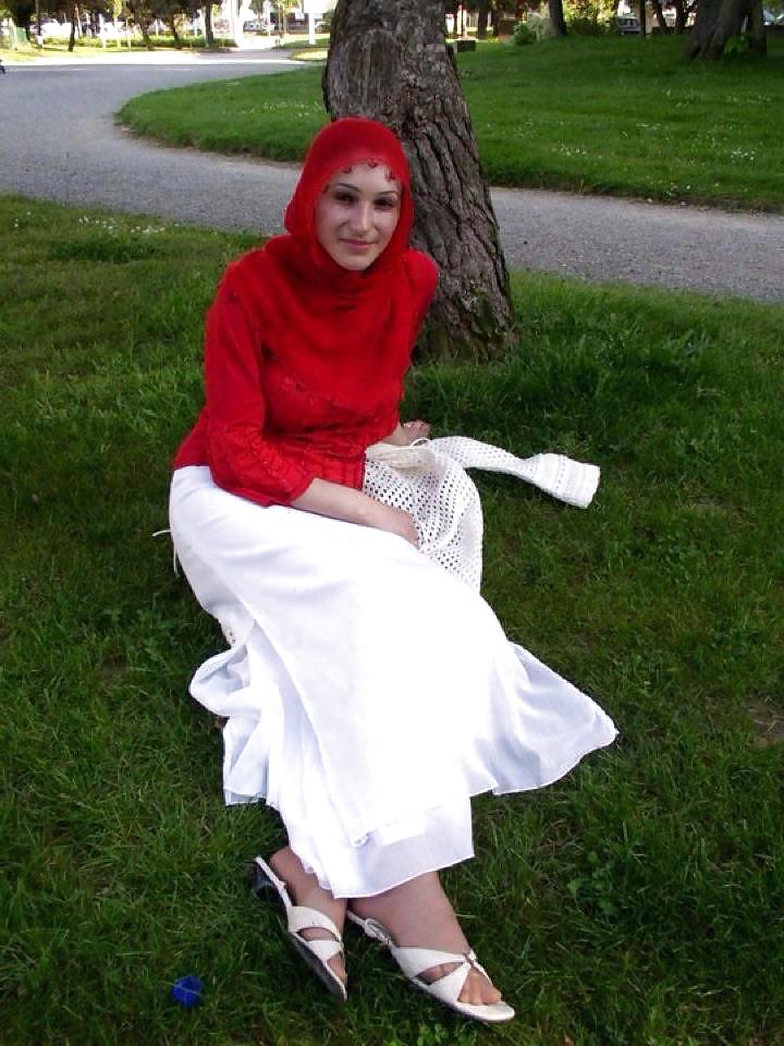 Türkisches Arabisches Hijab, Turban Tragenden Verlängerung Ausgeschaltet Ist #18285224