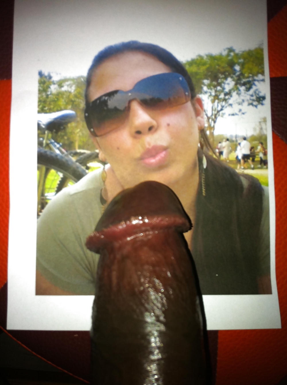 Splashing her glasses #9372415