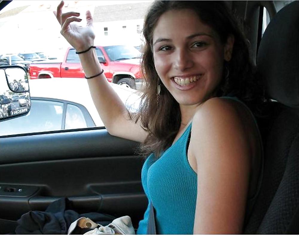 Seat belt between breasts #10679315