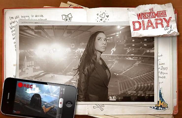AJ Lee WWE Diva mega collection  #16116106