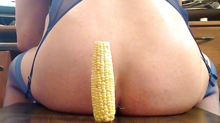 Fucking my ass with a corn cob #191050