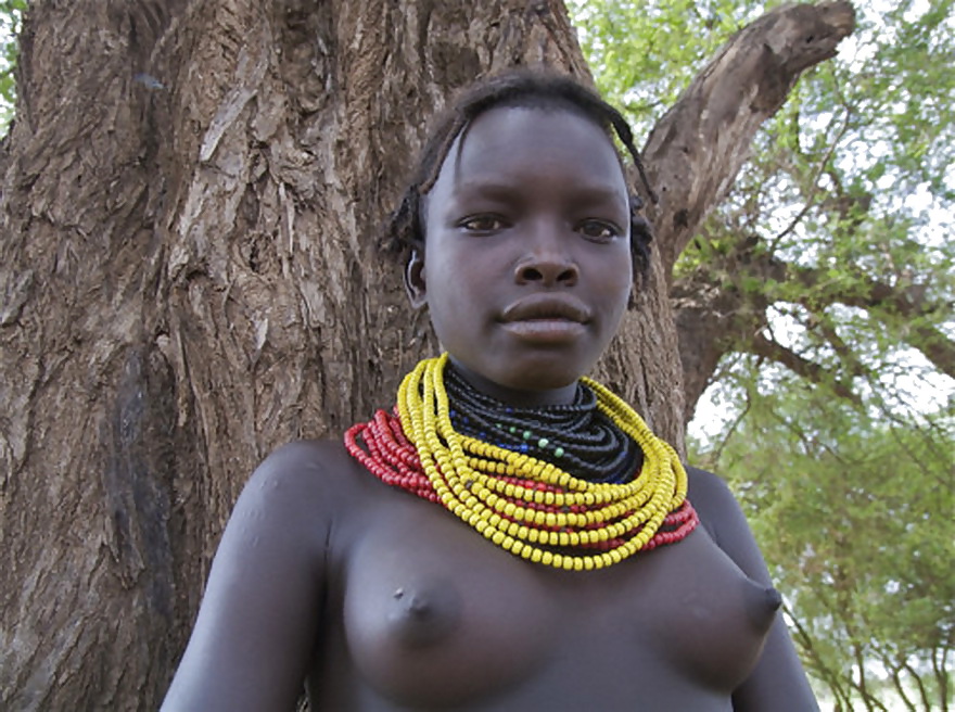 Die Schönheit Afrikas Traditionellen Stammes Mädchen #17808202