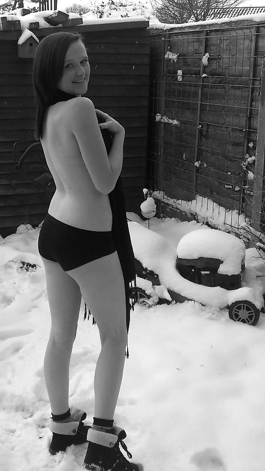 Uk women in the snow #18442449