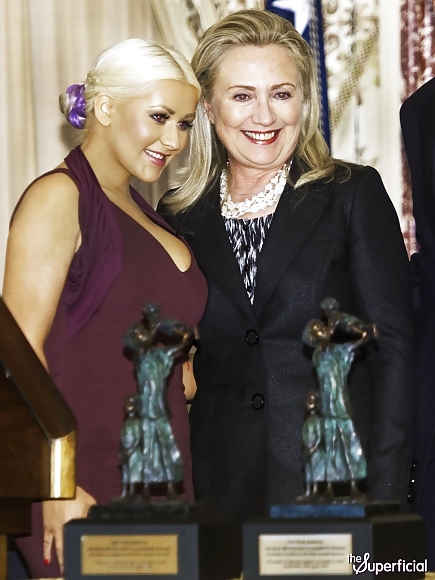 Hillary Clinton MILF Lesbiennes Pur #11028159