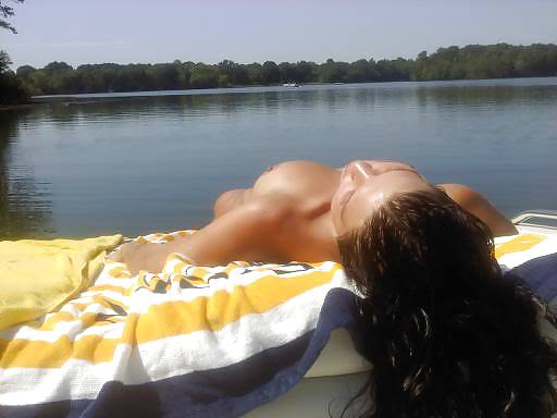 Meine Freundin Nebligen Nackt Auf Dem Boot #15692533