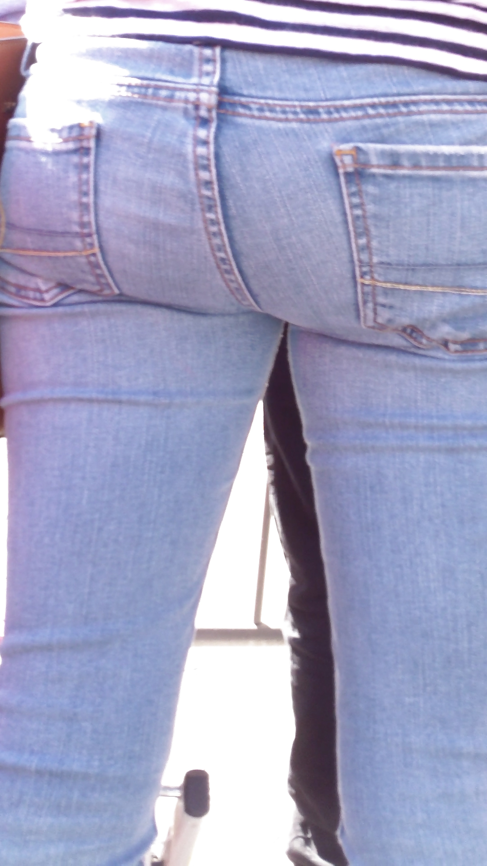 Teen ass & close up butt in jeans #19968846