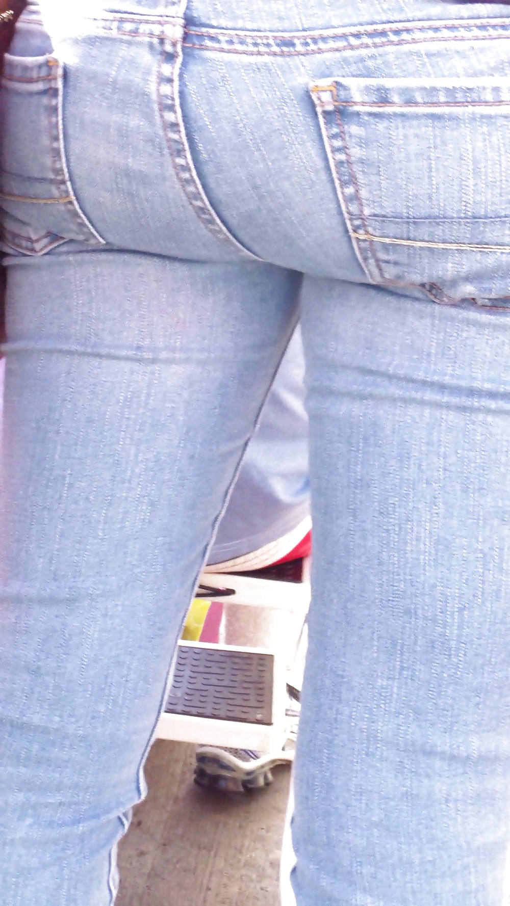Teen ass & close up butt in jeans #19968981