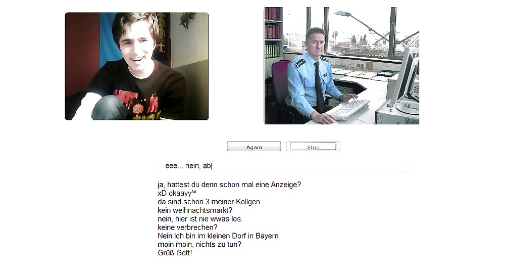 Police on Chatroulette - GERMAN #2138511