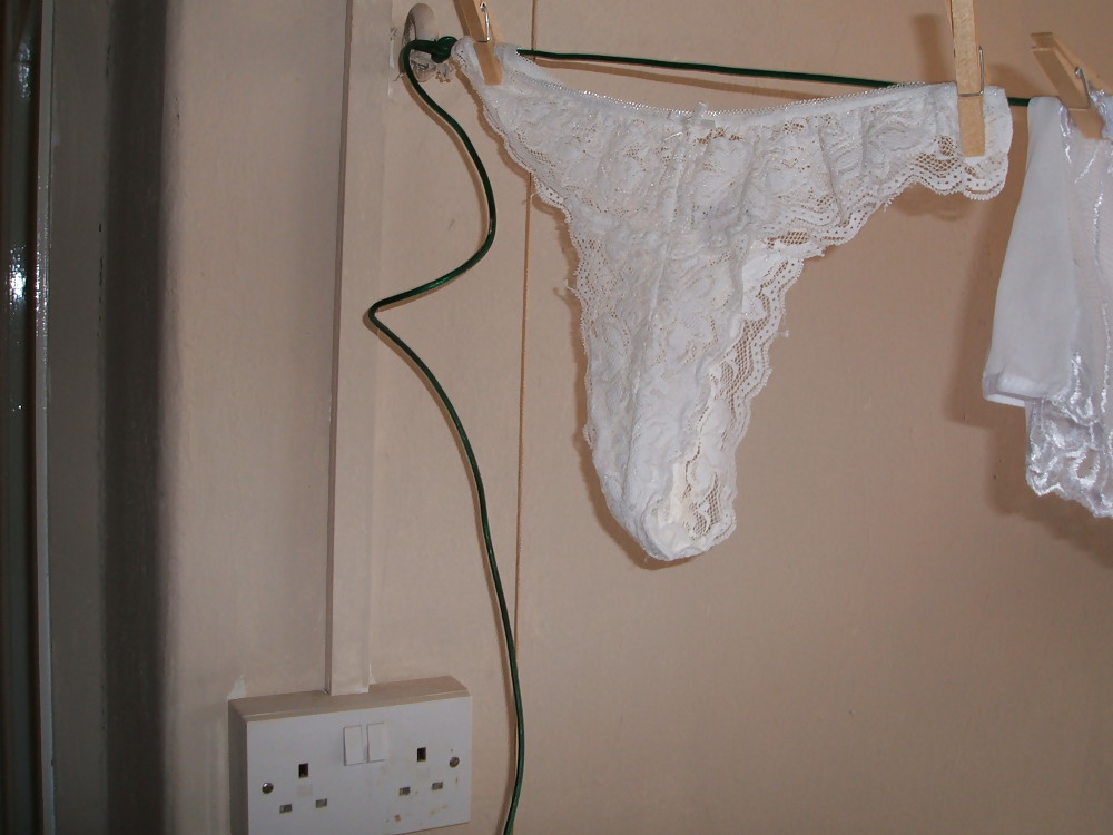 Daughter's  panties on washing line #3781645