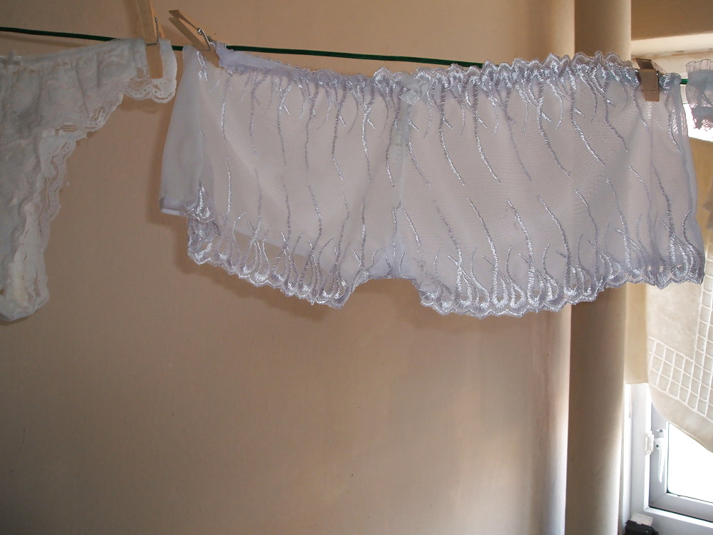 Daughter's  panties on washing line #3781660