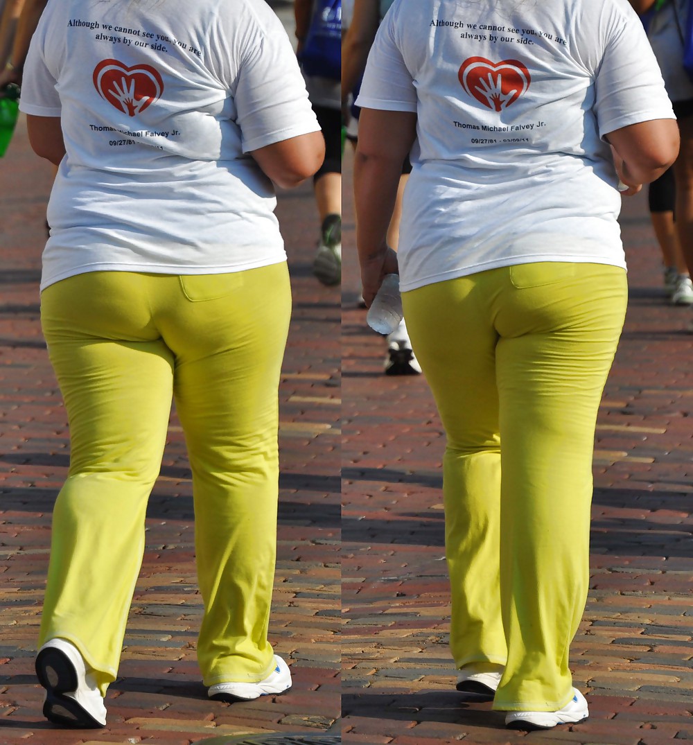 BBW's in Public - Juciy Fat Ass Collages #15989362