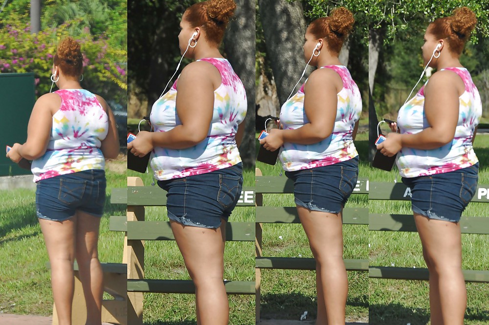 BBW's in Public - Juciy Fat Ass Collages #15989373