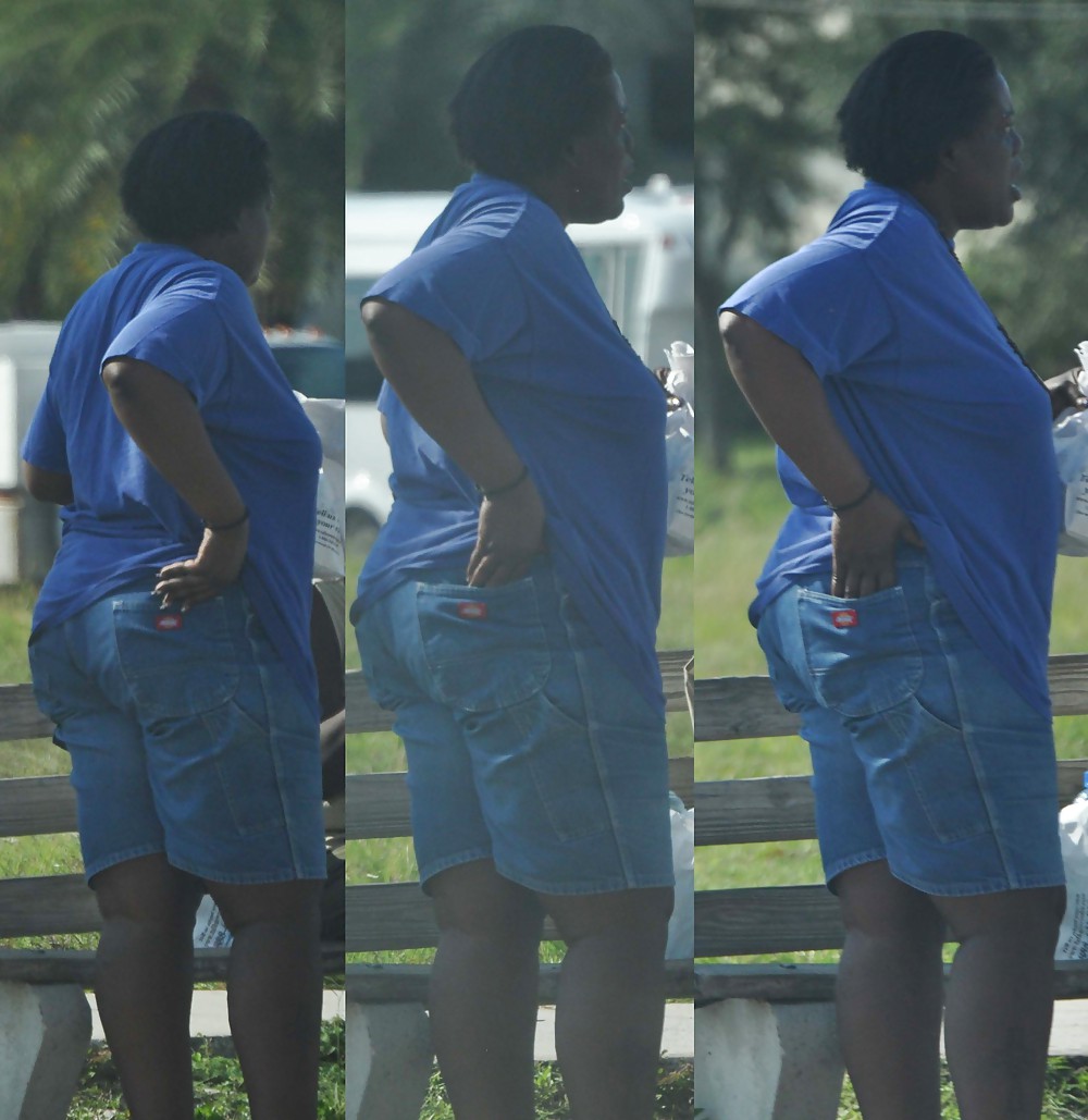 BBW's in Public - Juciy Fat Ass Collages #15989386