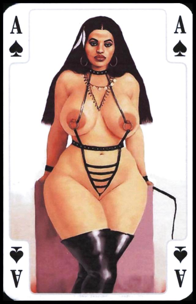 Erotic Playing Cards 9 - BBW 3 c. 1995 for fistu #11835446