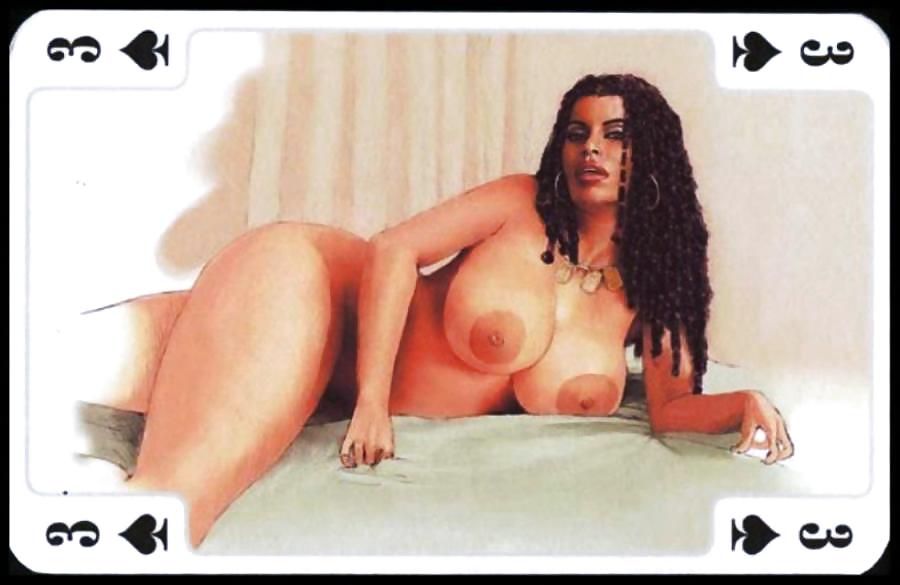 Erotic Playing Cards 9 - BBW 3 c. 1995 for fistu #11835469