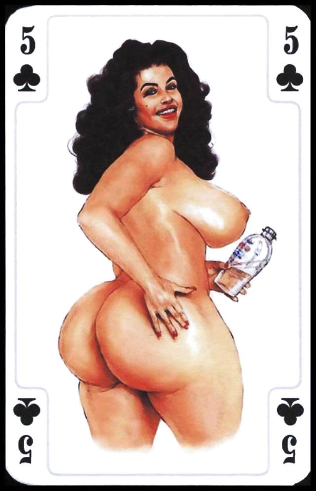 Erotic Playing Cards 9 - BBW 3 c. 1995 for fistu #11835490