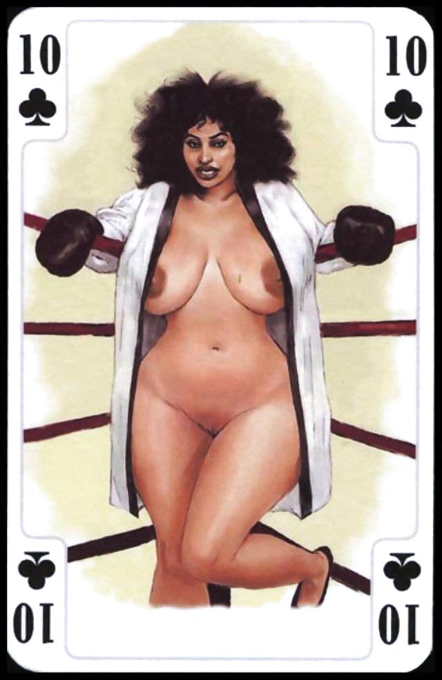 Erotic Playing Cards 9 - BBW 3 c. 1995 for fistu #11835495