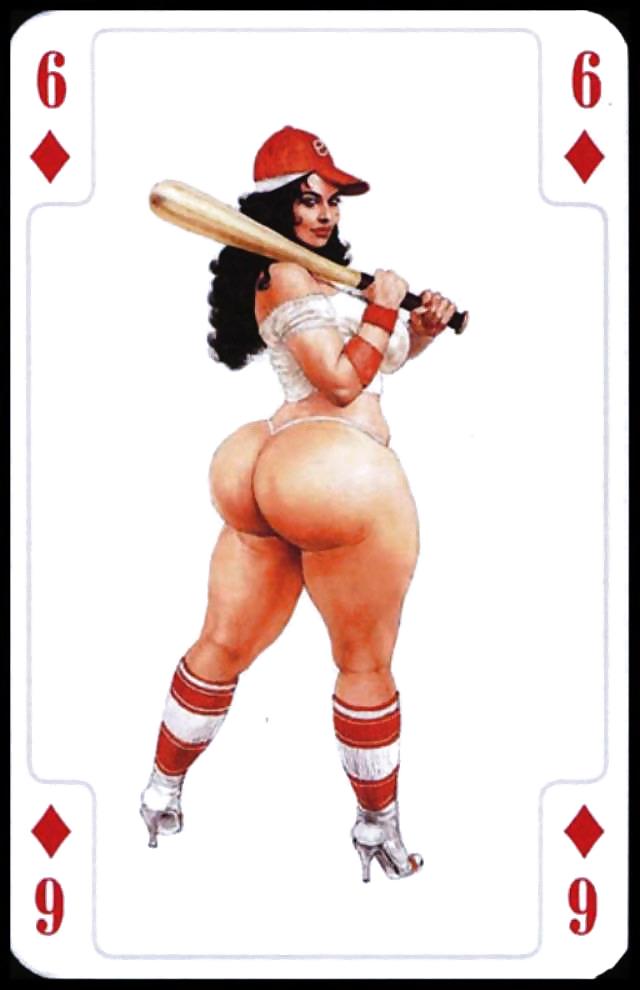 Erotic Playing Cards 9 - BBW 3 c. 1995 for fistu #11835565