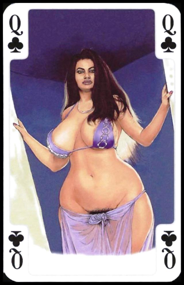 Erotic Playing Cards 9 - BBW 3 c. 1995 for fistu #11835639