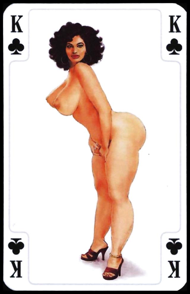 Erotic Playing Cards 9 - BBW 3 c. 1995 for fistu #11835676