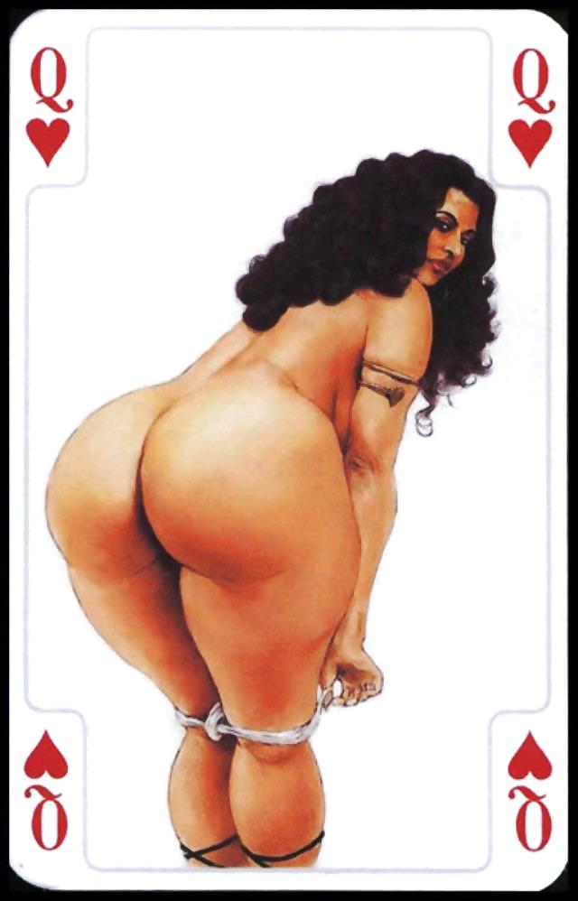 Erotic Playing Cards 9 - BBW 3 c. 1995 for fistu #11835714