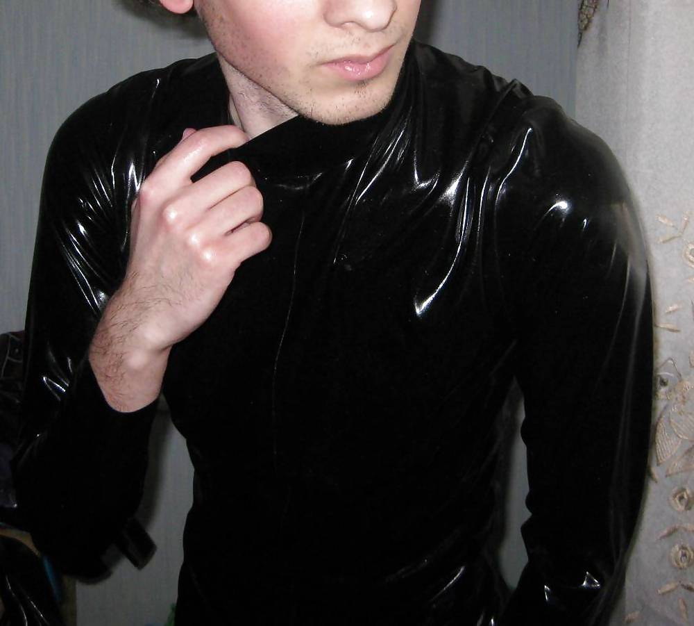 7-th. 2012-04-12. m-size latexas catsuit con cerniera posteriore.
 #12119698