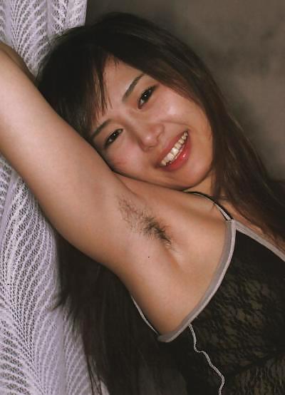 Japanese and Chinese girls with hairy armpits #8022464