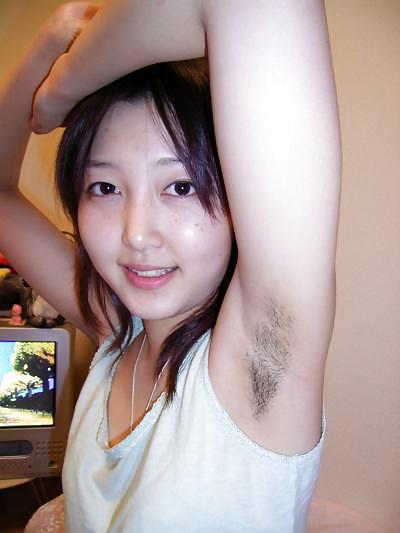 Japanese and Chinese girls with hairy armpits #8022579