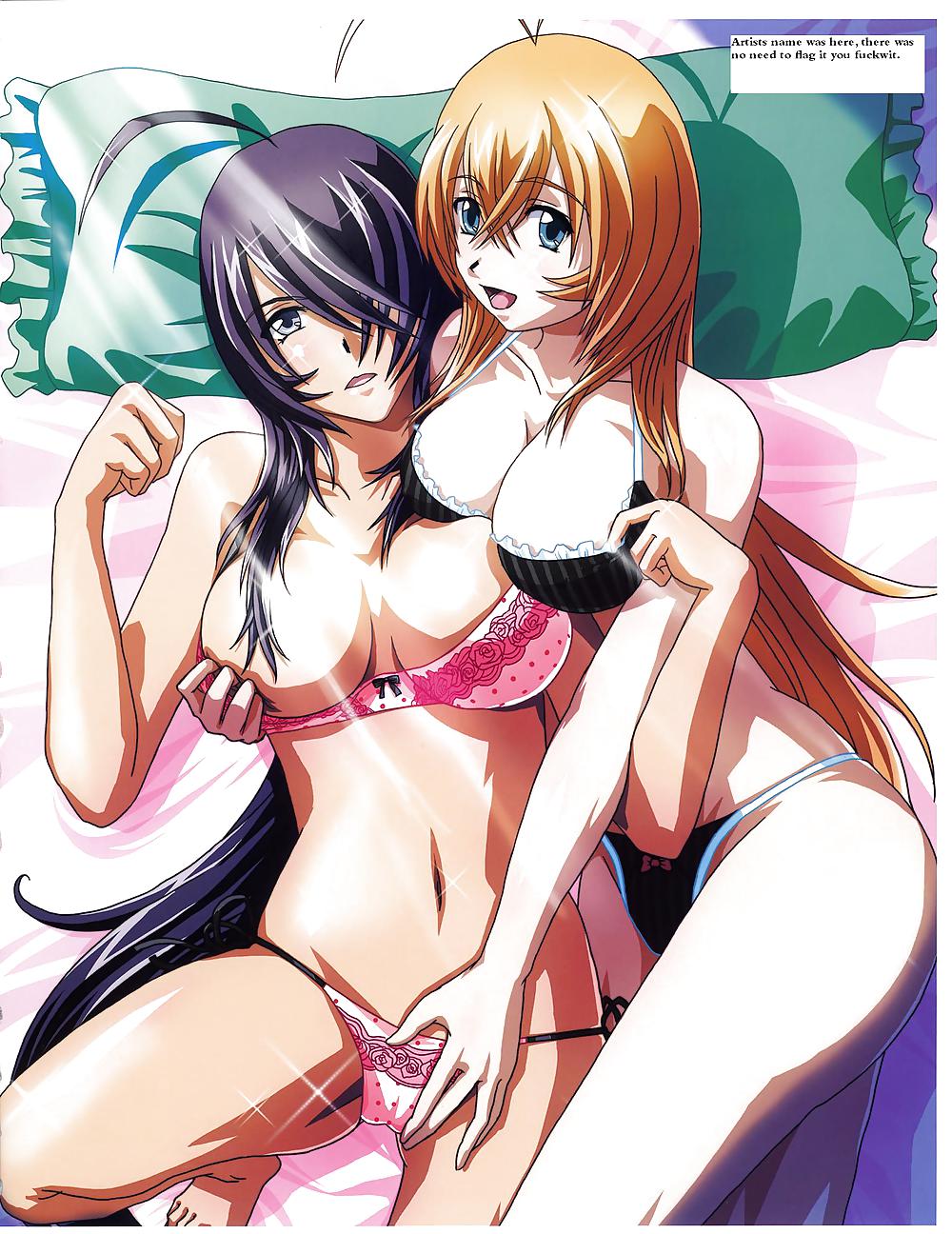 Reine Lesbische Anime-manga-Hentai Band 3. #5918048